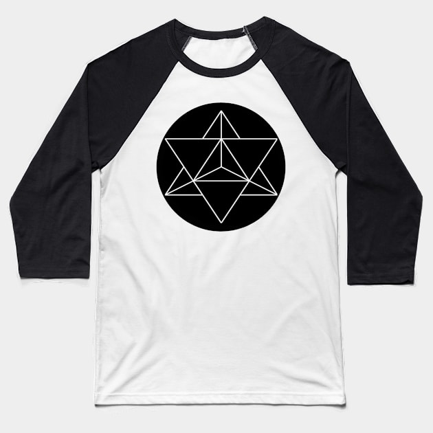 Merkaba Baseball T-Shirt by mia-alice85